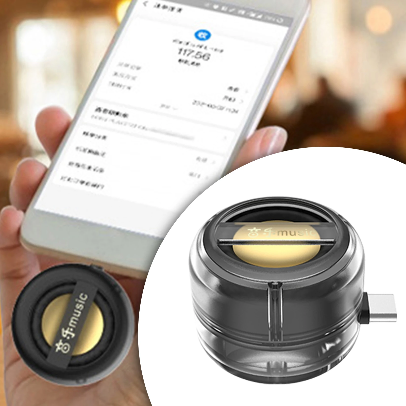 Мини-динамик для телефона Type-C портативный подключаемый с функцией Plug and Play |