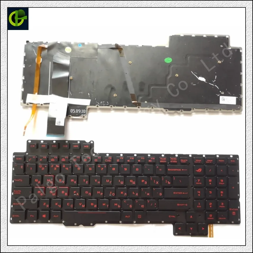 

Russian backlit Keyboard for ASUS ROG GFX72 GFX72V GFX72VL GFX72VS GFX72VT GFX72VW GFX72VM GFX72VY RU