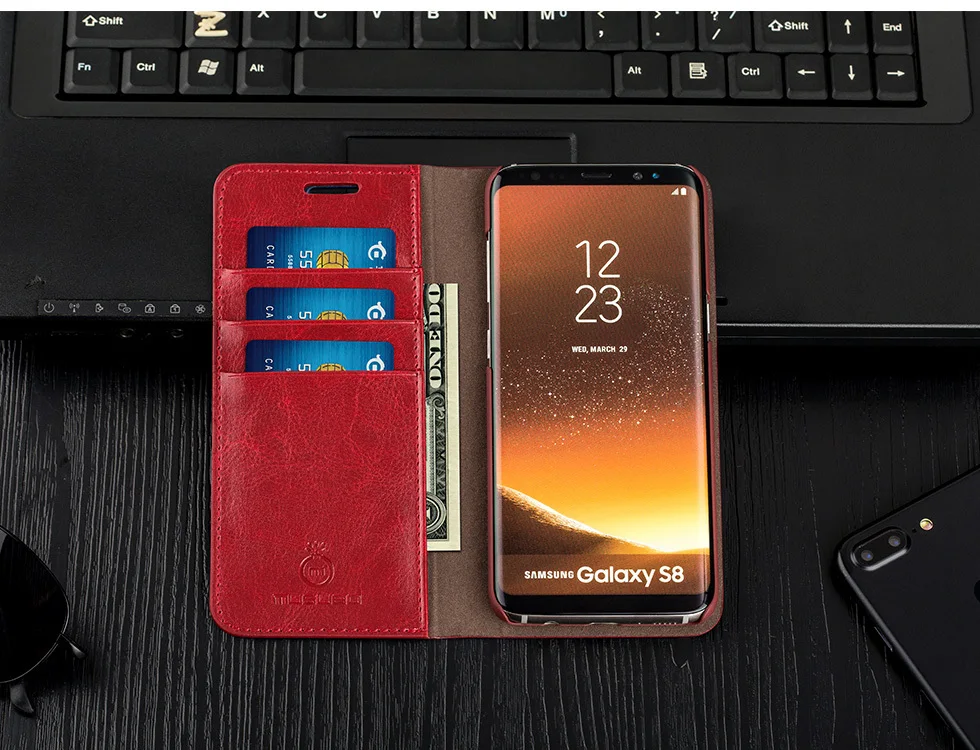 Musubo женский роскошный чехол для Note 9 Note 8 кожаный флип-чехол для samsung Galaxy S10 S9+ S8 Plus S7 Edge кошелек держатель для карт