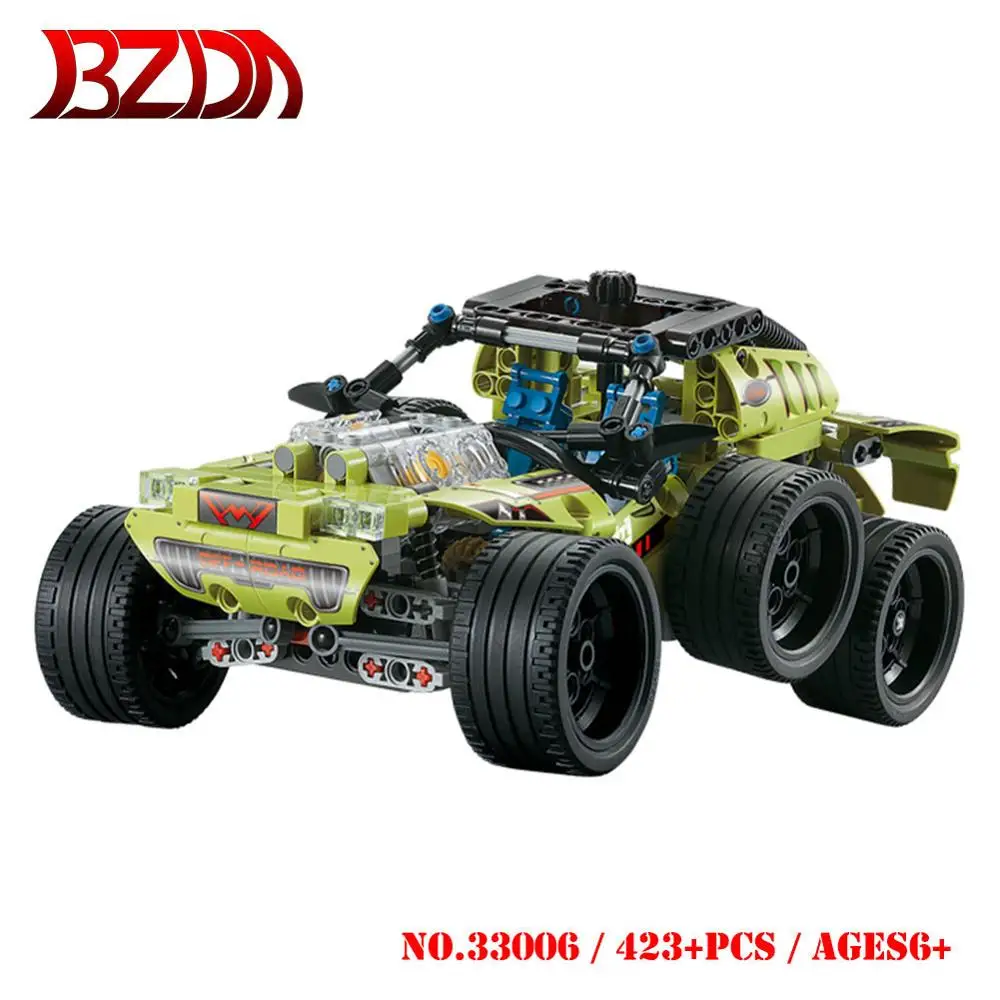 Technic MecFactor City Sand Storm 423 шт. ралли внедорожник внедорожный грузовик строительный