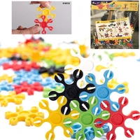 plastic puzzle toy snow flower snowdrops inserting block preschool learning intelligence assemble shape match game 1bag