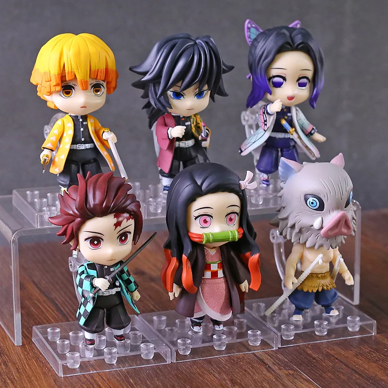 Аниме 1/10 масштаб Раскрашенная фигурка Demon Slayer Kamado Tanjirou Nezuko Agatsuma Zenitsu Kochou Shinobu