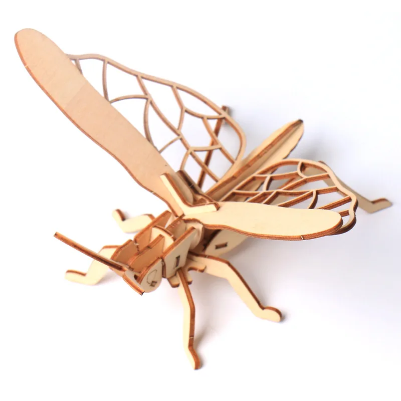 

3D Wooden Puzzle Animal Model Paper Children Creative DIY Assembly Kit Board Game Educational Toys Oyuncak Adults Kid Gift E5PT