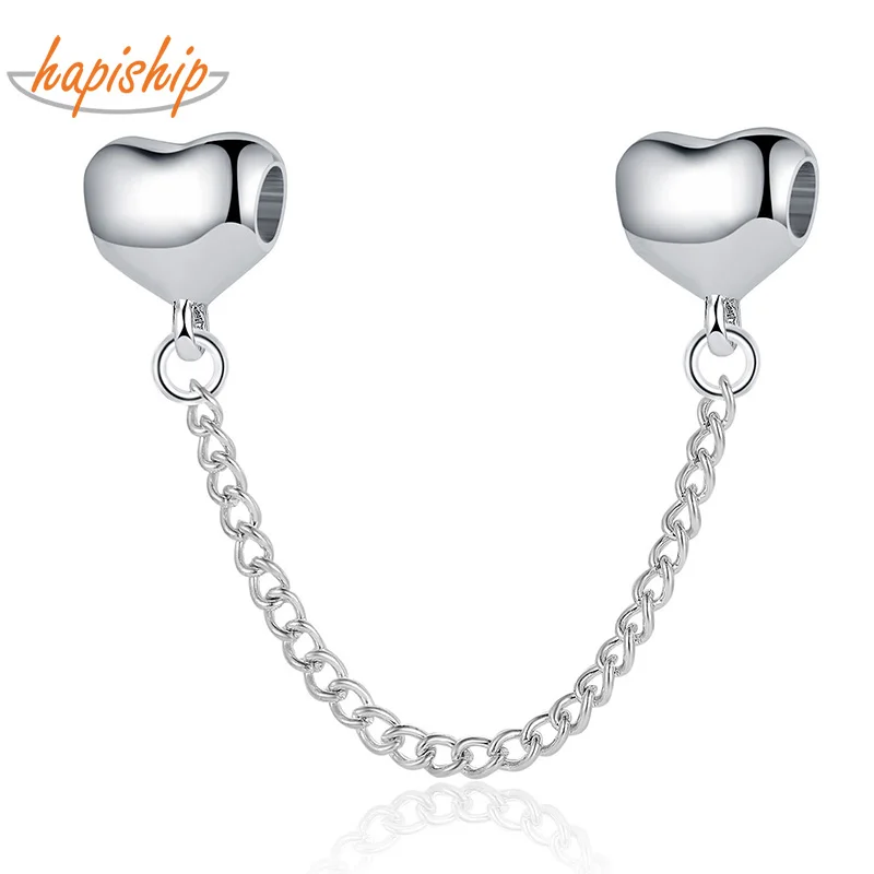 

Hapiship, новинка, оригинальная Маргаритка, модная милая романтическая цепочка в форме сердца, бусины-шармы, подходят для женского браслета «сд...