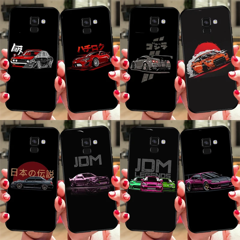 Sports Car Jdm Drift Phone Case For Samsung J7 J5 J3 J1 2016 A3 A5 2017 J4 J6 Plus J8 A7 A8 A9 2018 Case Cover