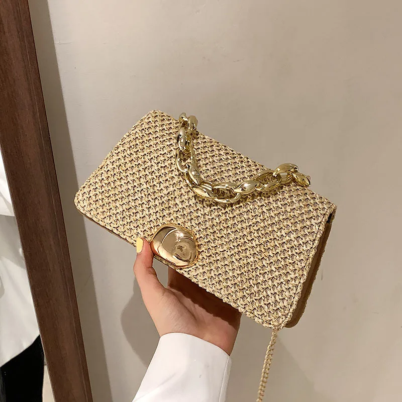 

Женские сумки весна и лето курьерские Сумки соломенная сумка через плечо для путешествий пляжная сумка с цепочкой для женщин 2020 Бесплатная ...