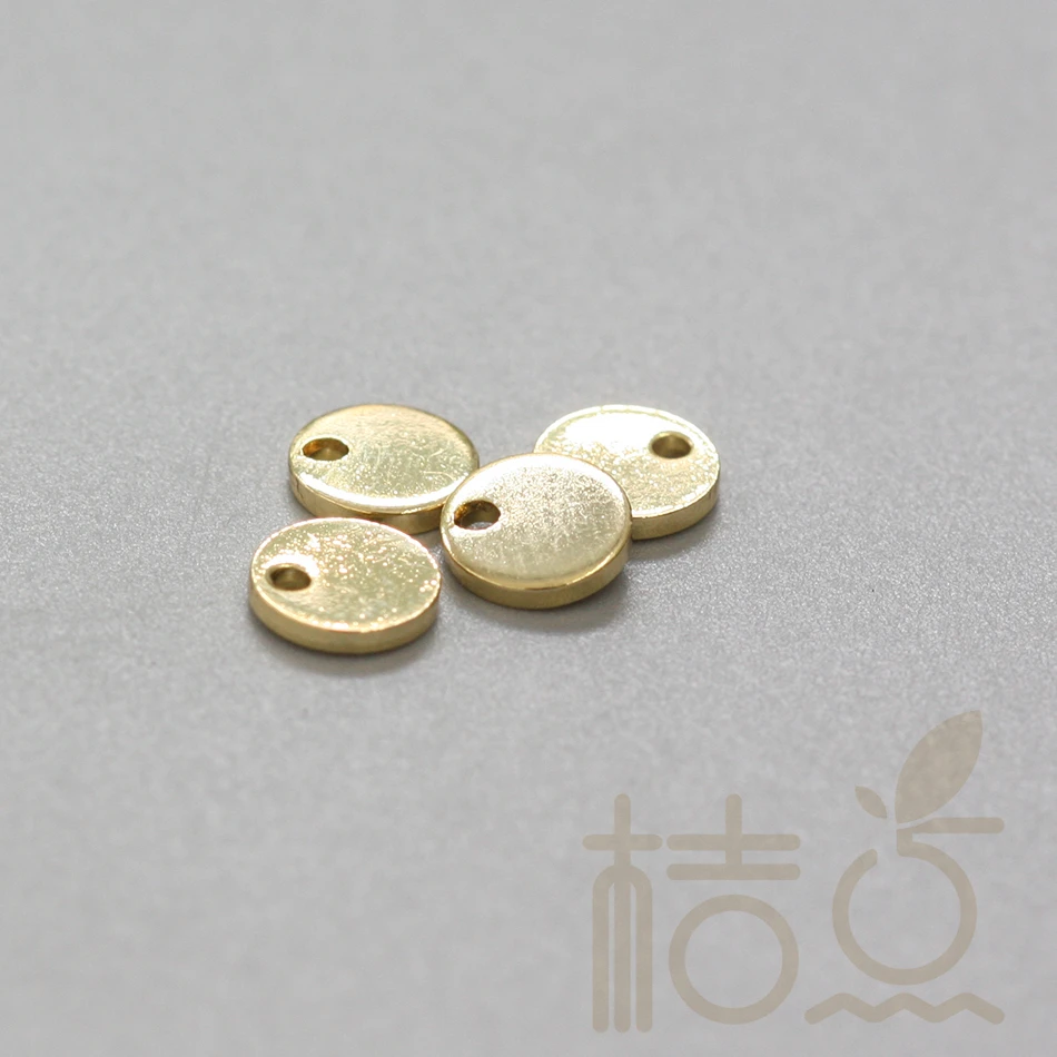 Твердая латунь круглый амулет в виде геометрических фигур 20 5 мм (3102C)|Шармы| |