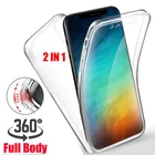 Двойной силиконовый чехол для Huawei Honor 7A 7C Pro Mate 40 20 30 Pro, чехол из поликарбоната и ТПУ DUA-L22, AUM-L29, L41, LND-L29, 360