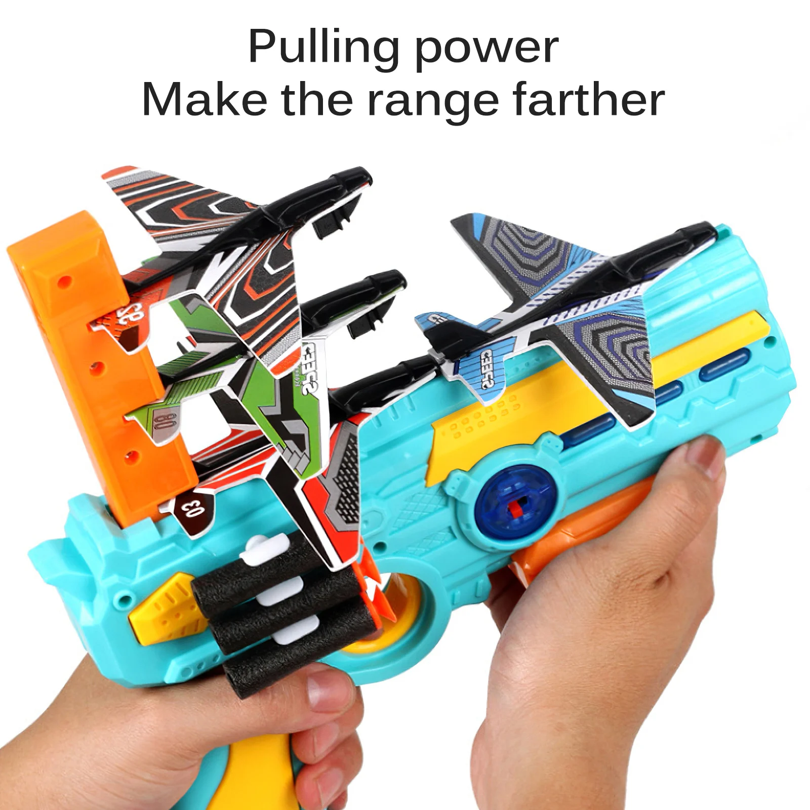 

Безопасный Портативный нетоксичный самолет, планшетофон для стрельбы, игры для спорта на открытом воздухе, пусковая пузырьковая пузырчата...