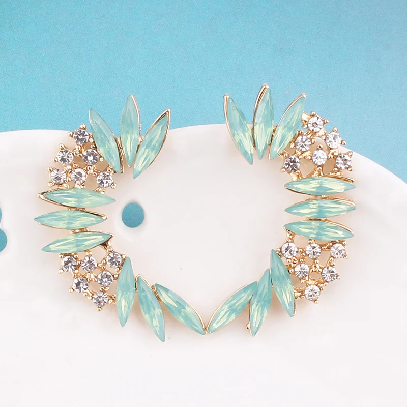 Женские серьги-гвоздики с кристаллами LUBOV вечерние серьги крыльями для девушек