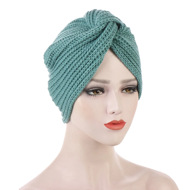 

Temperament Fashionable Indian Hats Pullover Hats Twisted Hats All-match Ethnic Style Knitted Hats Muslim Hats Western Style