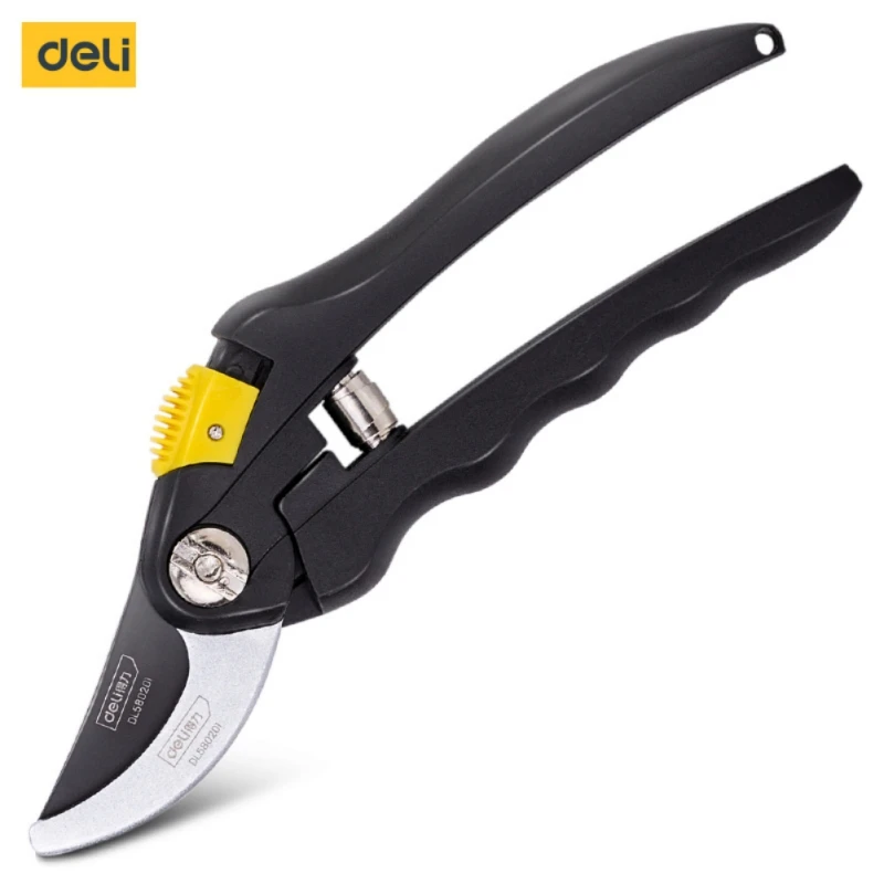 

Deli Plant Trim Horticulture Hand Pruner Cut Secateur Shrub Garden Scissor Tool Anvil Branch Shear Orchard Pruning Shears