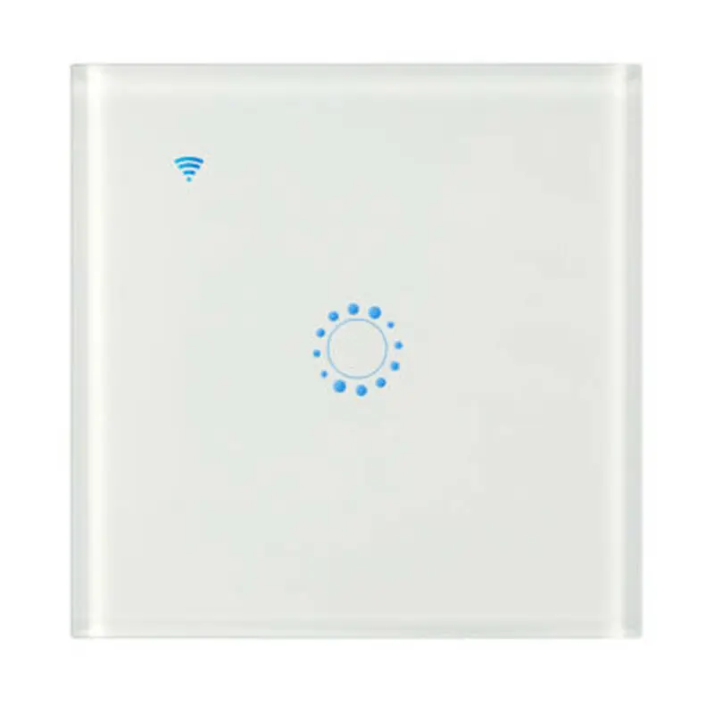

Smart WiFi Touch Switch Wall Light 1 Gang With Alexa Google Home Remote Control