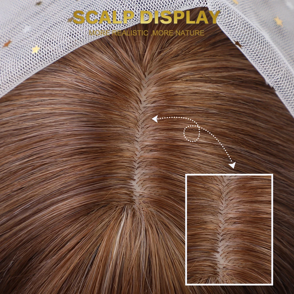 Парик блонд Единорог длинный прямой синтетический с эффектом омбре светлый