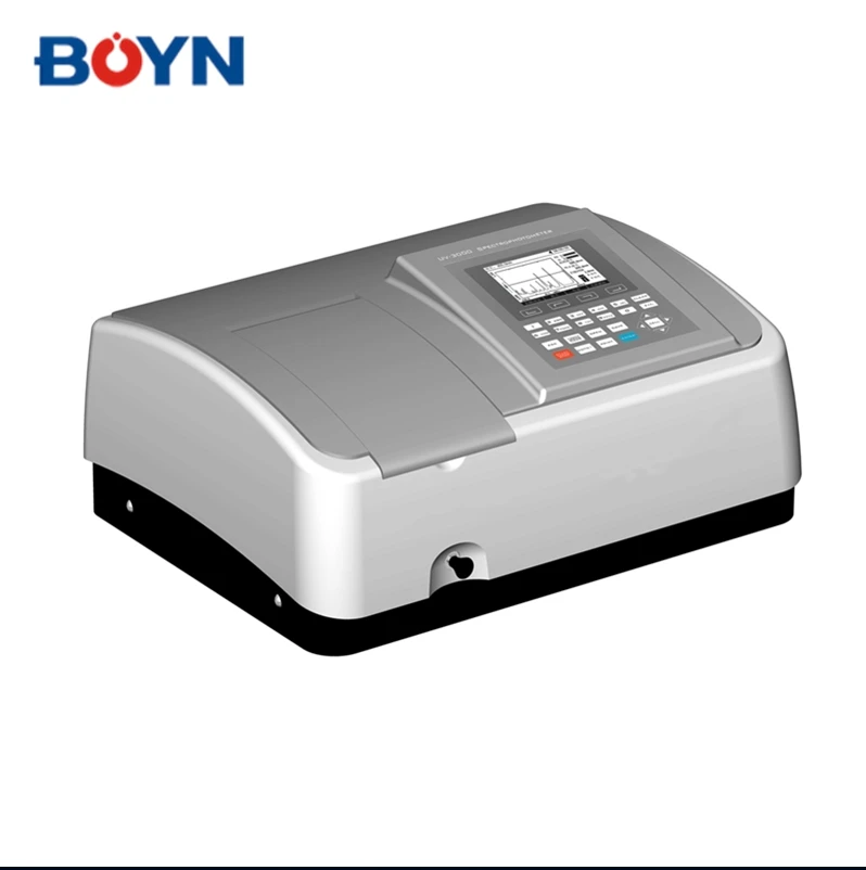 

UV-3000 scanning single beam uv vis spectrophotometer with LCD screen