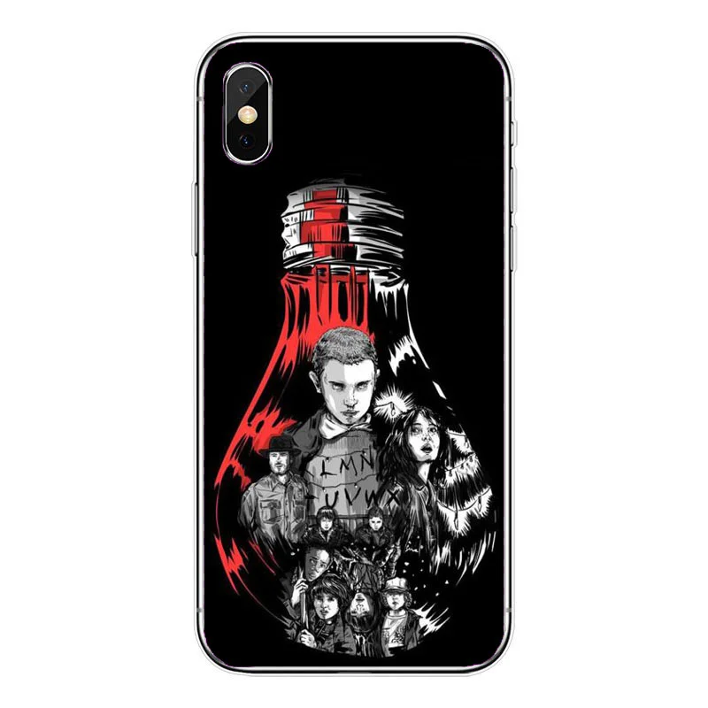 Чехол для телефона Strange things мягкий прозрачный Силиконовый ТПУ чехол iPhone 4 5 6 7 8 Plus