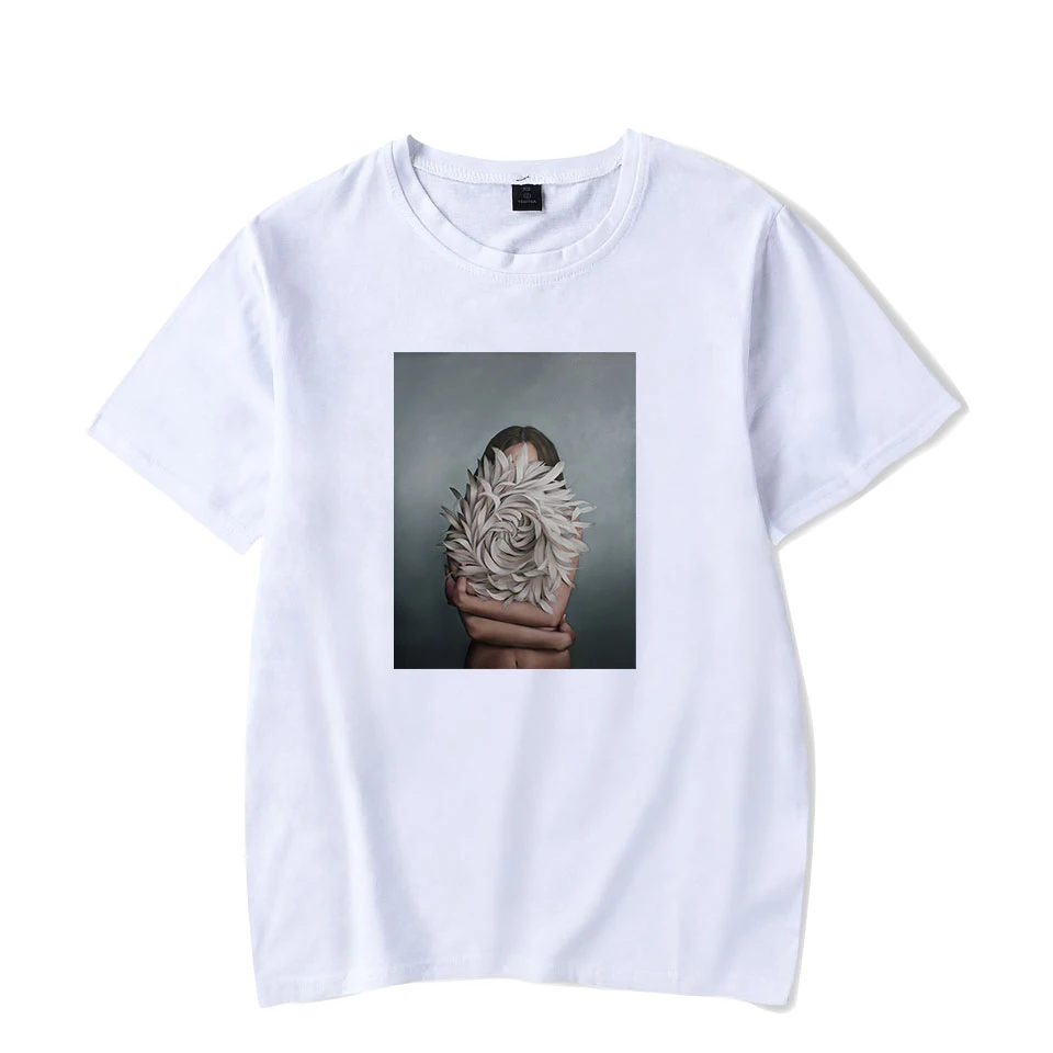 New Listing T-shirt Sexy Flowers Simplicity Printed Unisex Streetwear Popular Men Women Casual Fashion | Женская одежда