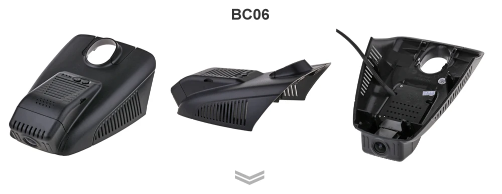 SINOSMART Wifi DVR для Mercedes Benz C200 14 15/GLC 260 15/E220 /C200L 180 Скрытая установка с приложением дополнительная двойная камера
