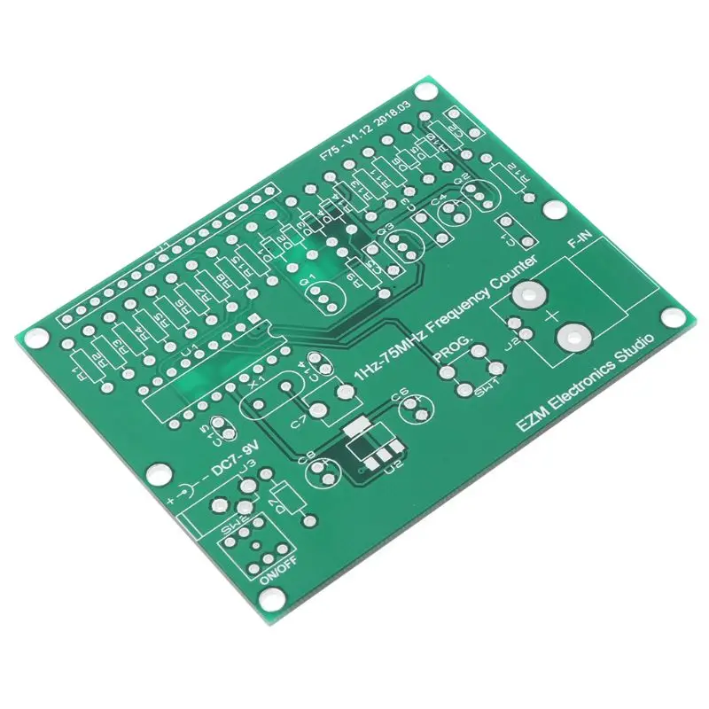 1-75 Гц МГц счетчик частоты 7-9 V 50mA DIY Kit частотомер модуль метр тестер Прямая поставка Поддержка