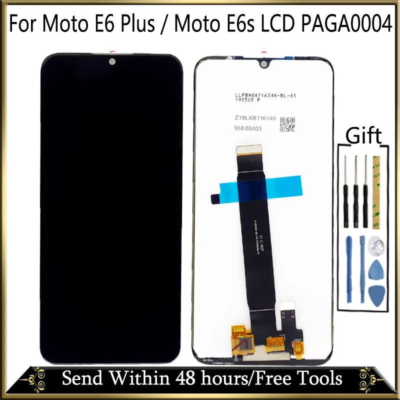 Новый ЖК-дисплей для Motorola Moto E6 Plus с сенсорной панелью сборка E6s PAGA0004 | Мобильные