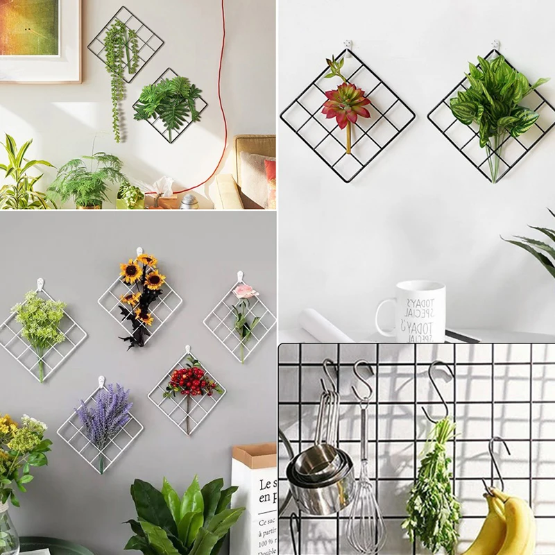 Скандинавские Ins стильные металлические сетки настенные фотографии картинки