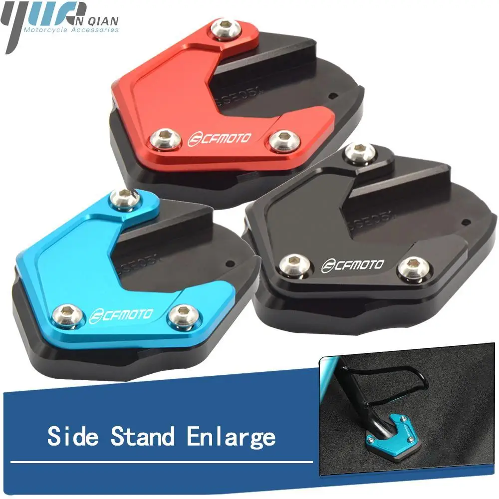 

New Motorcycle Accessories Kickstand Side Stand Enlarger Supporting For CFMOTO 250SR 300SR ABS 250NK 150NK 250/150 NK 250/300 SR