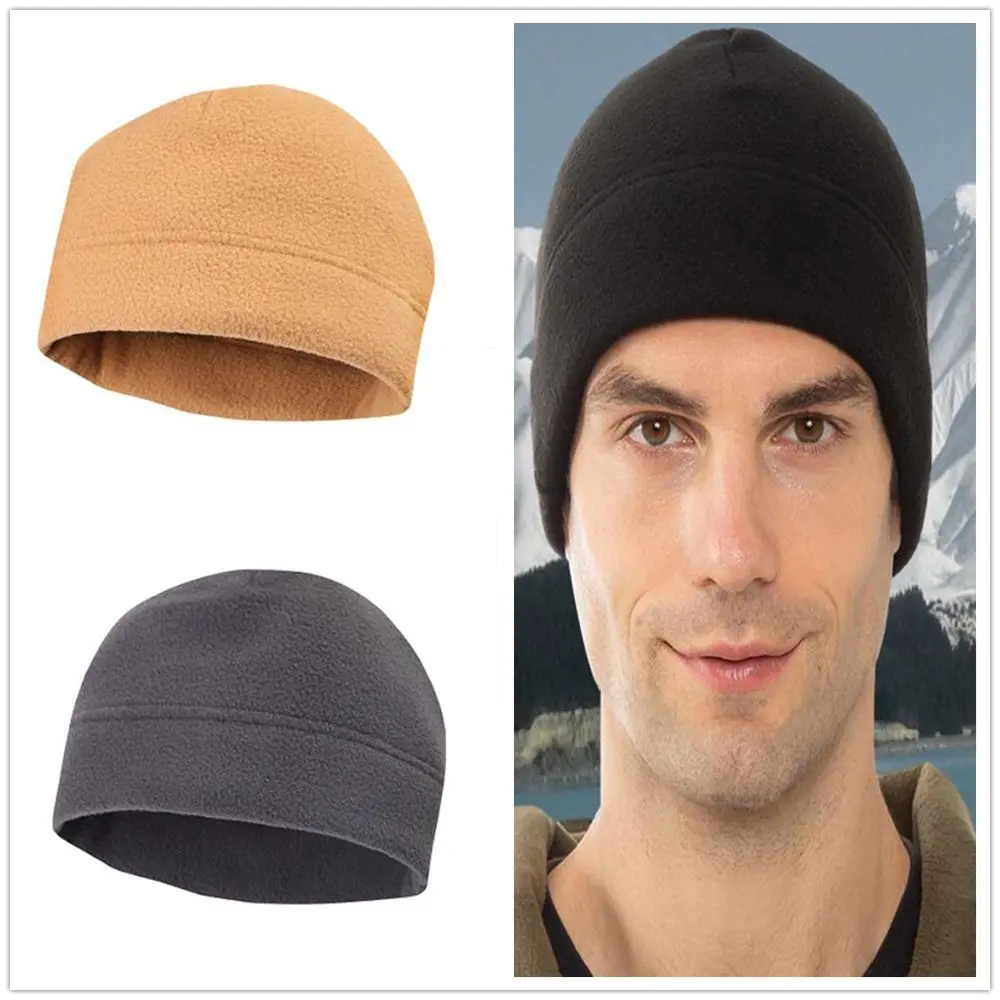 Уличная флисовая шапка для велоспорта новая теплая спортивная велосипедная