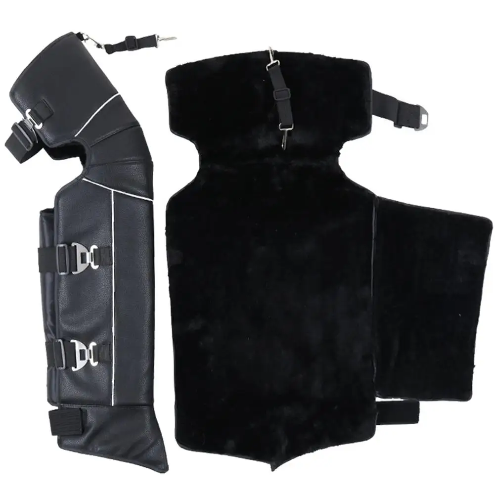 Защитные наколенники теплые леггинсы Чехлы ветрозащитные толстые накладки для