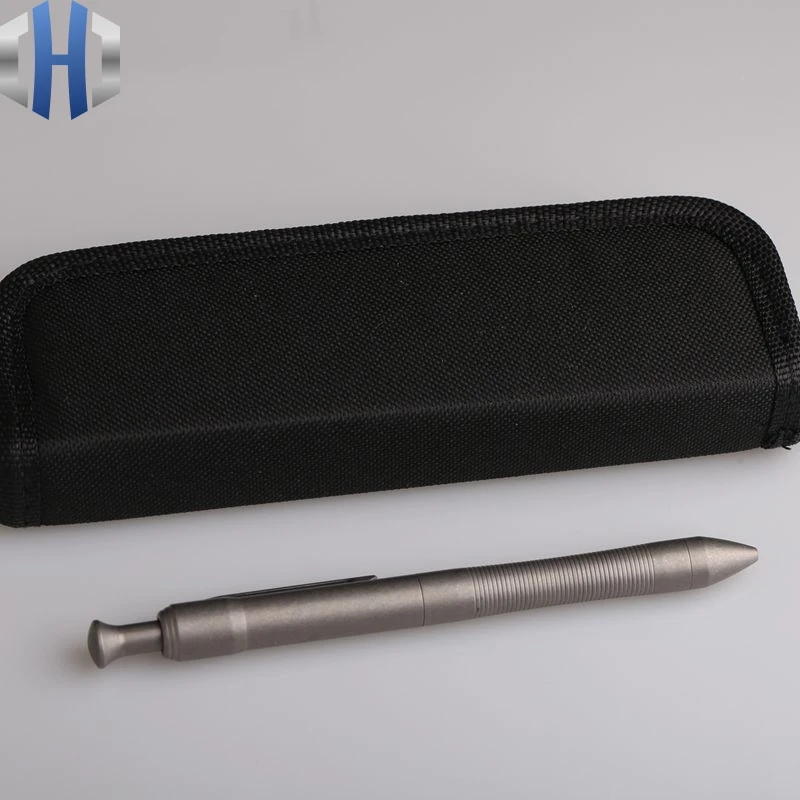 

High Quality Titanium TC4 Tactical Pen Self Defense Business Writing Pen Outdoor EDC Tool Pen Bag Christmas Gift