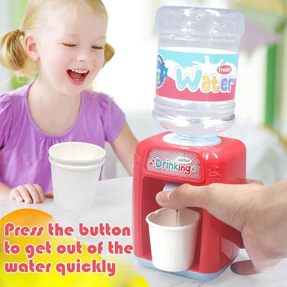 

Playhouse toys Kitchen simulation water dispenser Fun dispenser water W3V9