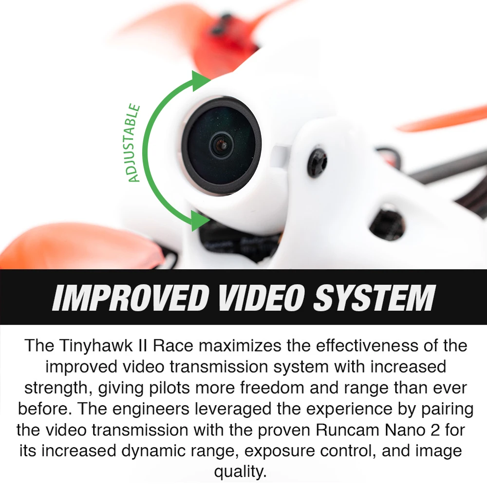 EMAX Tinyhawk II гоночный бесщеточный Дрон 90 мм FPV с камерой 700TVL RunCam Nano2 Максимальная
