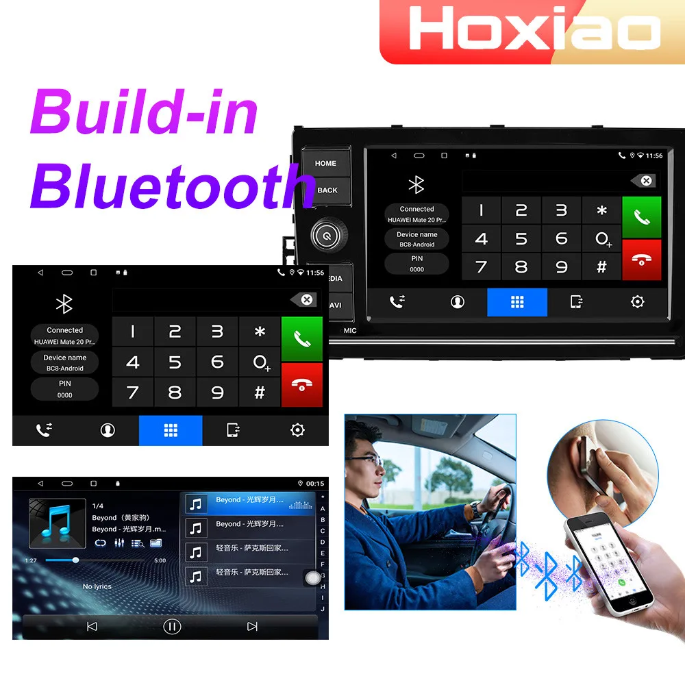 Андроид 10 Автомобильное радио Мультимедийный плеер для Volkswagen VW MQB Golf Polo Passat B7 B6 Skoda Seat 2003-2017 Навигация GPS 2 Din.