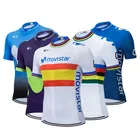 Новинка 2021, командная веломайка Movistar Ropa Ciclismo, летняя дышащая велосипедная одежда, велосипедная одежда