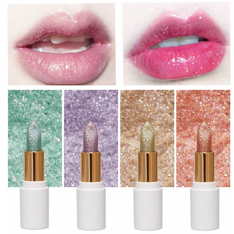 Макияж губ губная помада кристально желе Помада Увлажняющий бальзам для