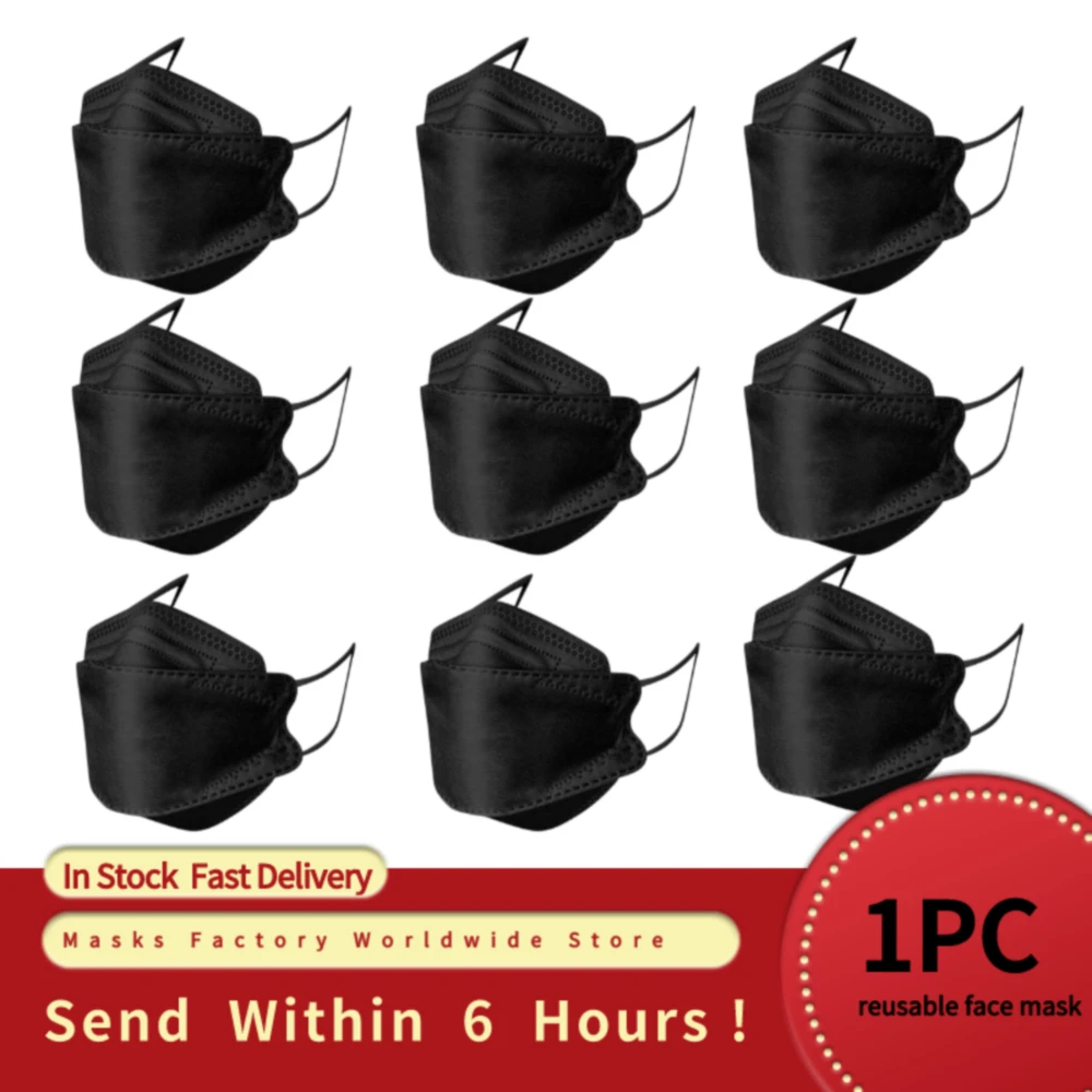 

1pc Mouth Mask Dust Washable Reusable Face Mask adult Cotton Black Face Mask reuseable Bundle Protection Halloween Masque Noir