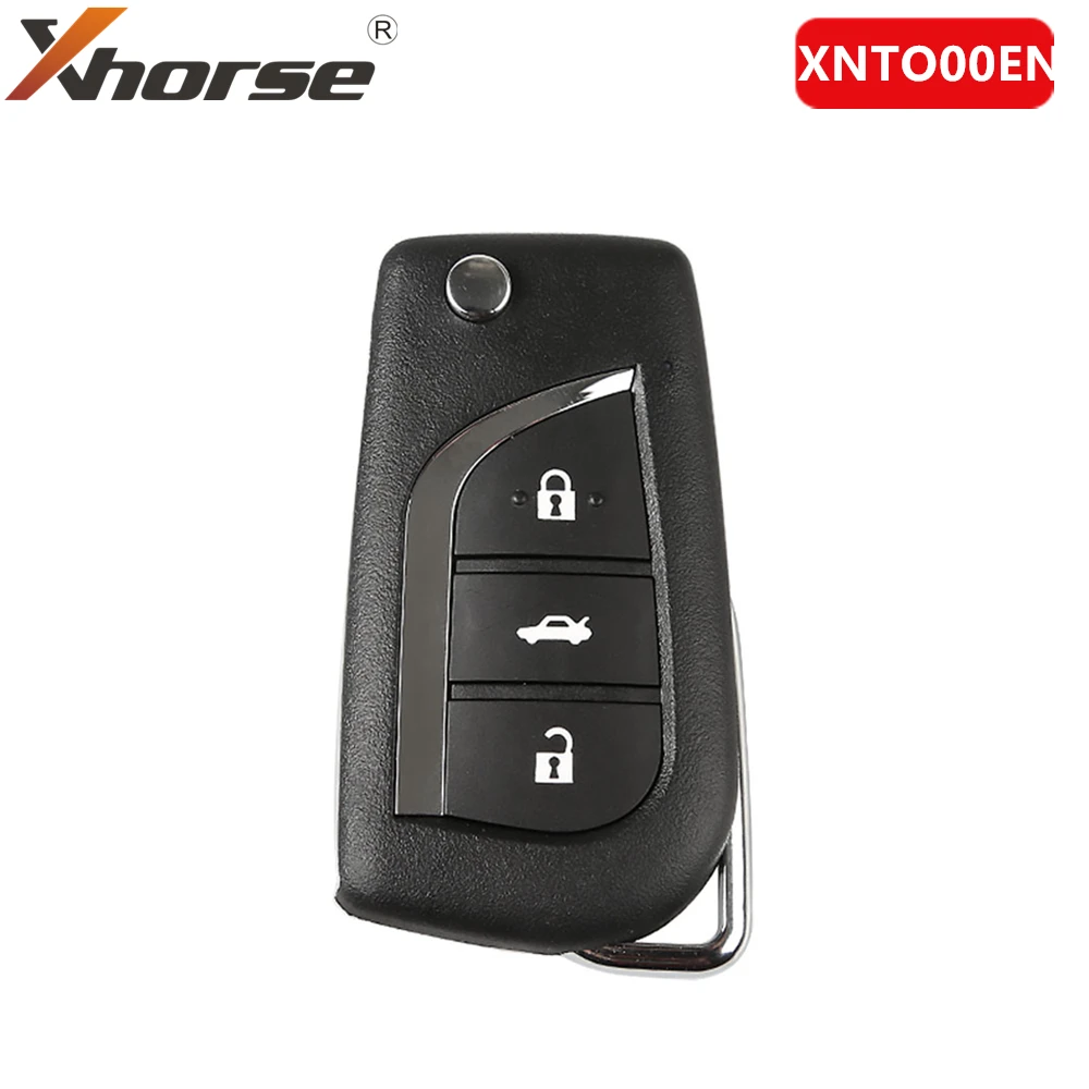 XHORSE XNTO00EN беспроводной универсальный дистанционный ключ для Toyota Стиль 3 кнопки