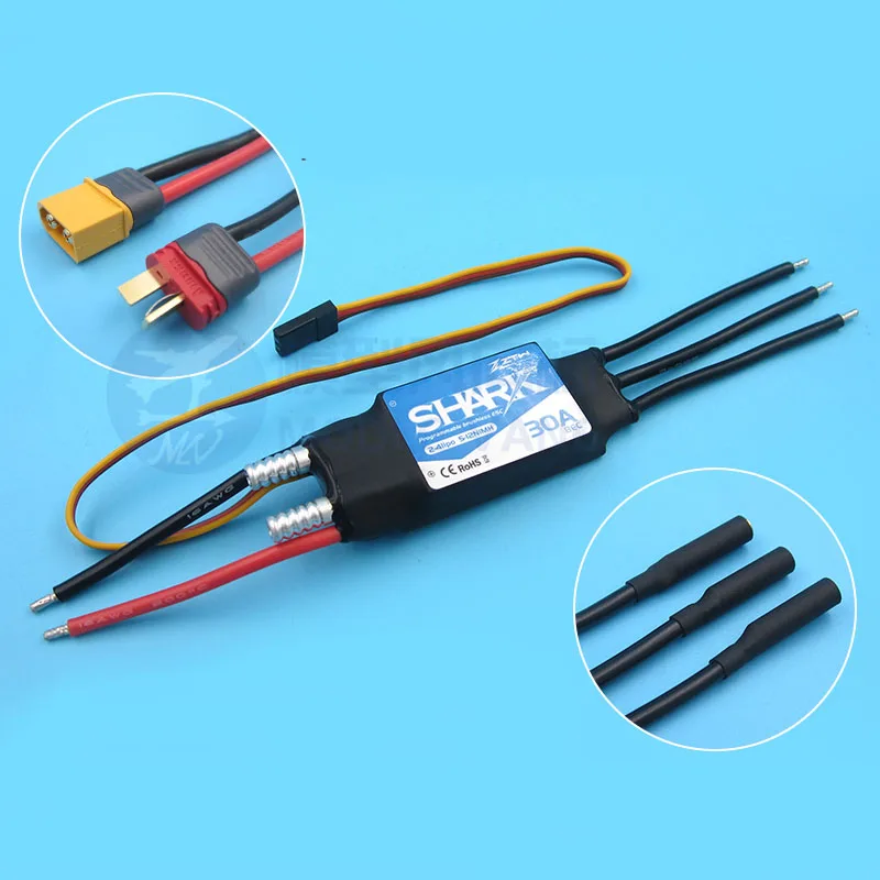 1 шт 30a 40a 50a 60a 70a 80a бесщеточный esc с водян
