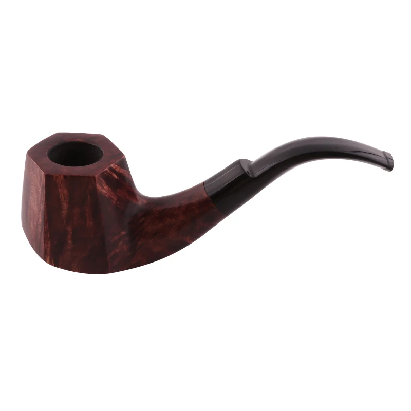 

Briar Smoke Pipe Handmade Carved Bent Smoking Mouthpieces Tobacco Pipe Herb Smoke Grinder Herb For Smoking Accessories