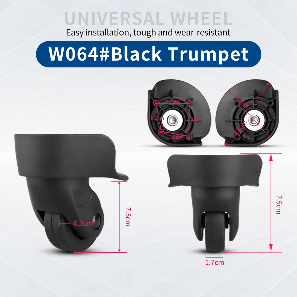 Suitcase universal wheel Compatible with Sansonlte 31T accessories repair trolley luggage password box detachable caster silent