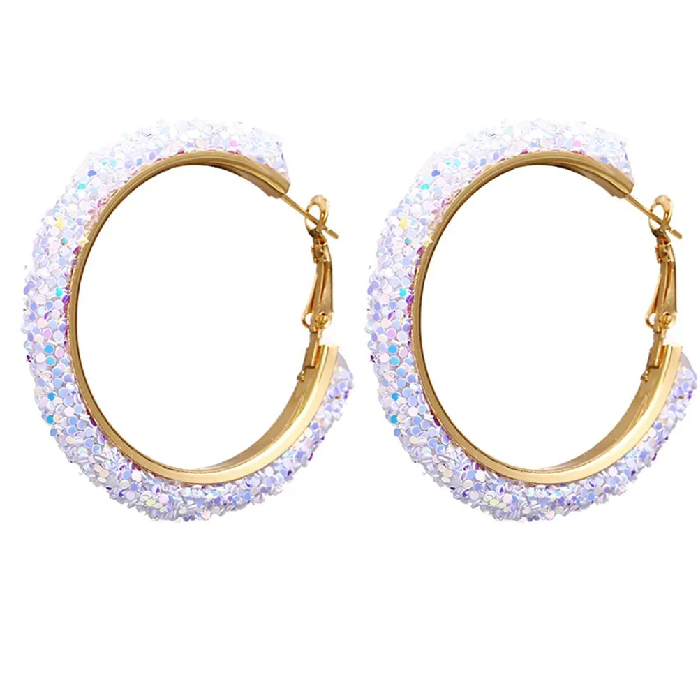 

Miss JQ 12 Styles Twine Pearl Round Circle Hoop Earrings For Women 2020 Brincos Female Statement Fashion Big Party Jewelry
