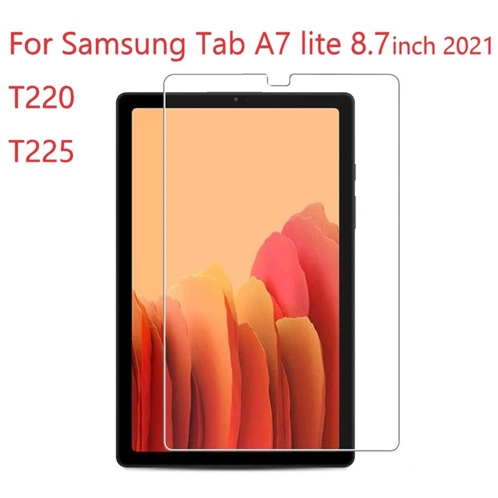 

Защитная пленка для Samsung Galaxy Tab A7 Lite SM-T225 T220, 8,7 дюйма, с защитой от царапин, твердость 9H, закаленное стекло для планшета 2021