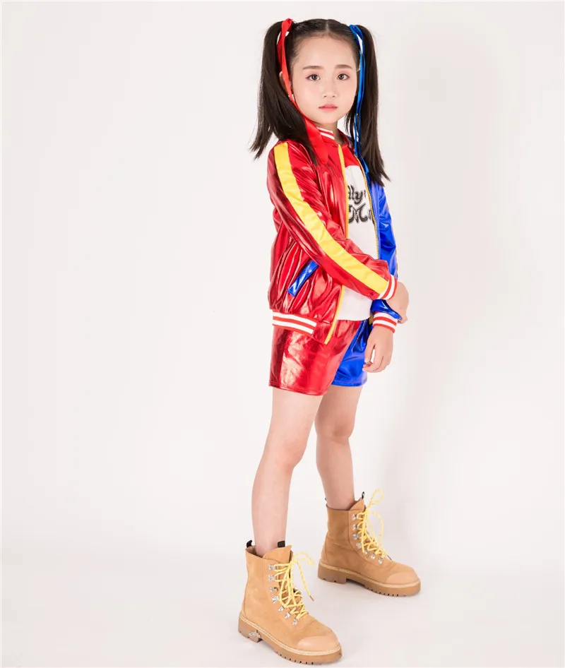 Детский нарядный костюм для Хэллоуина в стиле Харли книга самоубийц отряд Квинн