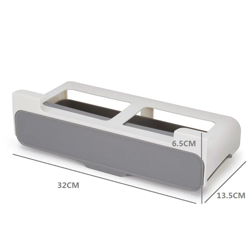 home kitchen self adhesive wall mounted under shelf spice closet organizer spice bottle storage rack kitchen supplies storage free global shipping