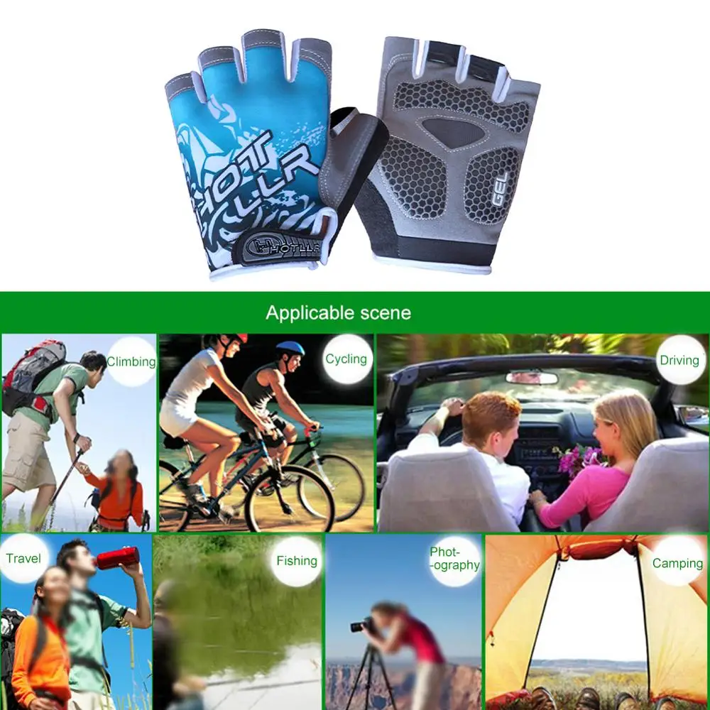 

New Non-slip Bicycle Gloves Half Finger Short Stylish Cycling Gloves Breathable Outdoor Sports Men Women Bike Gloves mtb Gloves