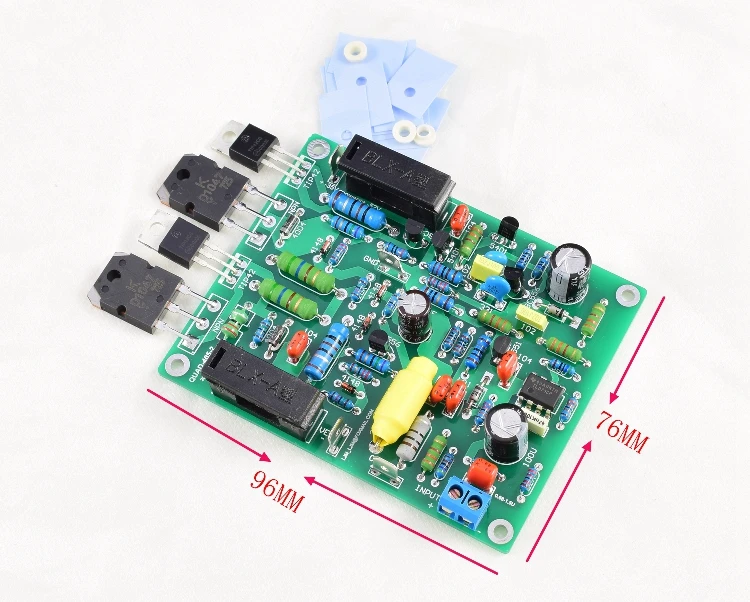 Новинка 1 пара 2 канала QUAD405 TL071 + KD1047/TIP42CG 100 Вт Плата усилителя аудио готовая