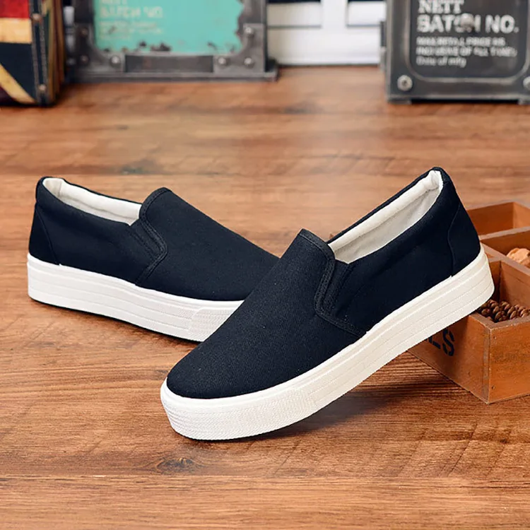 

HEFLASHOR HOT Women Sneakers Fashion Breathble Vulcanized Shoes Platform Slip On Casual Shoes Tenis Feminino Zapatos De Mujer