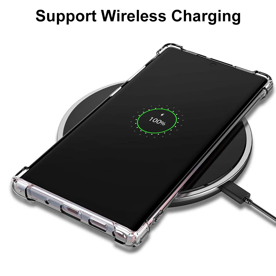 Прозрачный чехол KISSCASE для Samsung S10 S9 Plus Note 10 + ультрамягкий из ТПУ телефона Galaxy s10 s9 S8