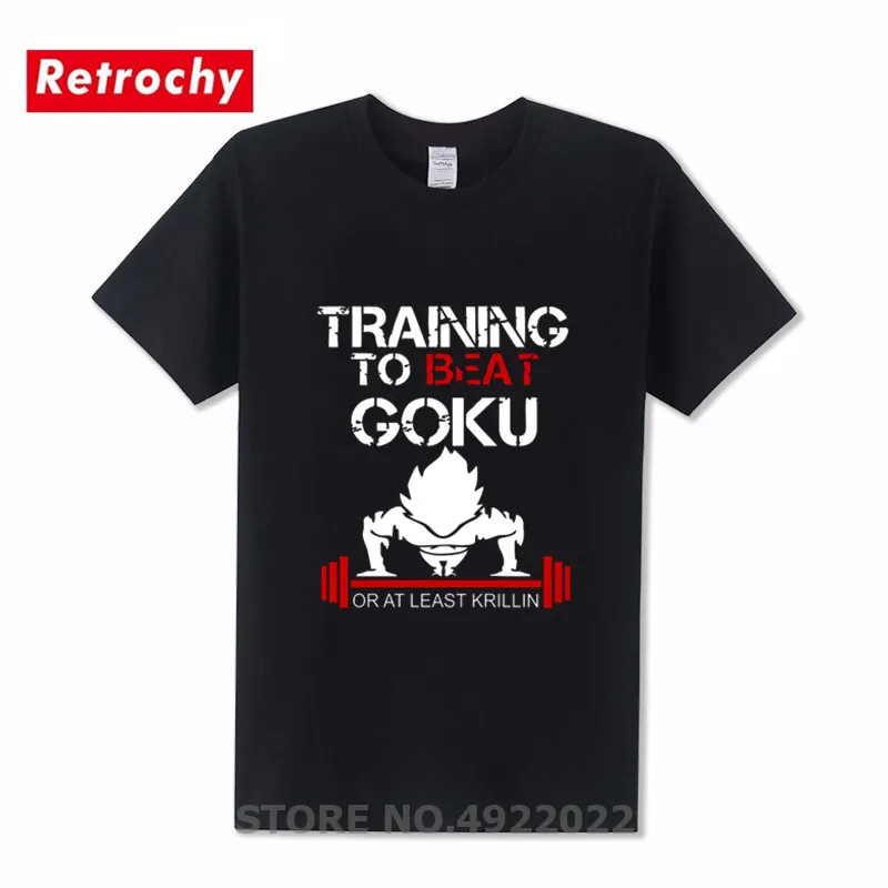Мужская футболка в винтажном стиле Dragon Ball Z хлопковая с коротким рукавом