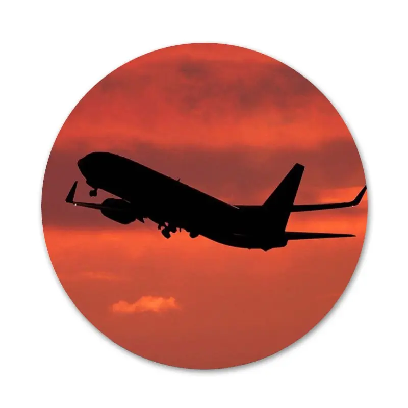 Ночных полетов B737 самолета значок брошь заколка аксессуары для одежды рюкзак