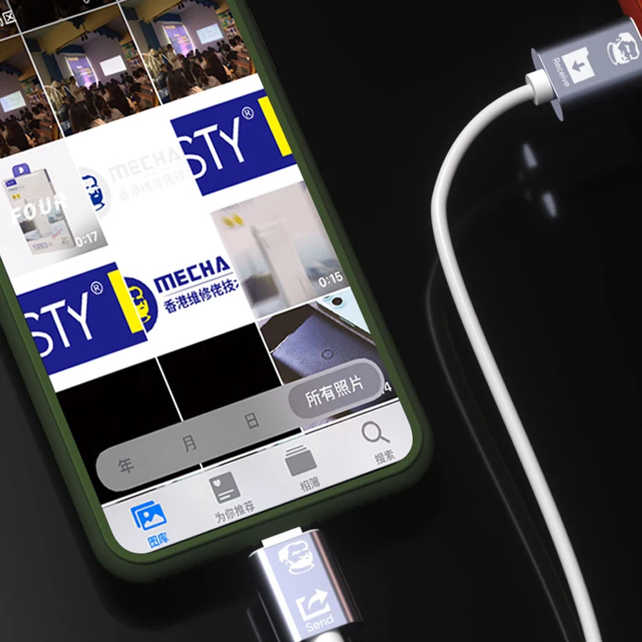 MECHANIC video picture data Transmission lightning line for iPhone iPad photo video Chat record data migration Cable